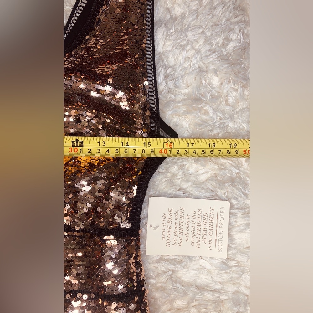 New Boston Proper Sequin Sparkle Dress size XS gorgeous - Picture 5 of 11